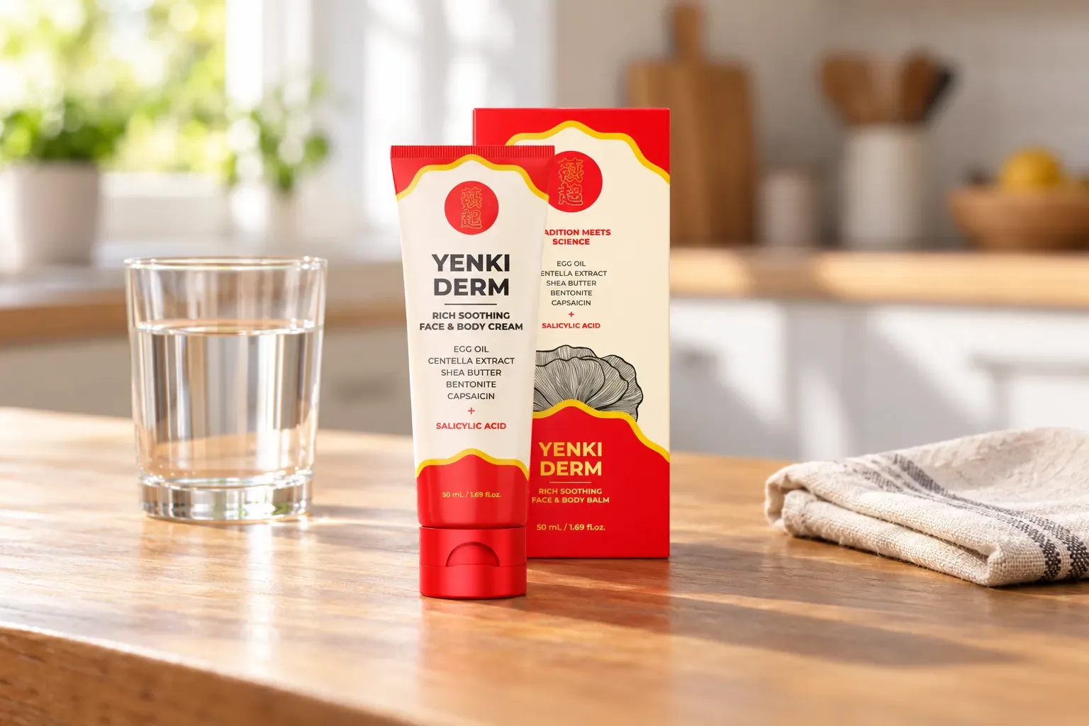 Yenki Derm — le produit au quotidien